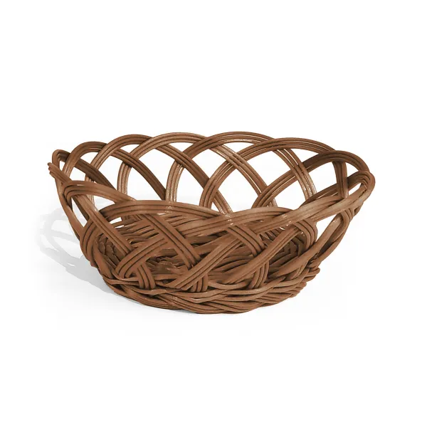 Leipäkori My Bar RATTAN polypropeeni Ovaali 18 x 13 x 7 cm (24 osaa)