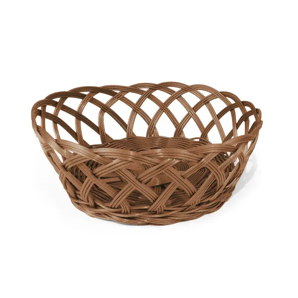 Leipäkori My Bar RATTAN polypropeeni Ovaali 26 x 20 x 8 cm (24 osaa)