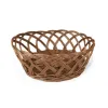 Leipäkori My Bar RATTAN polypropeeni Ovaali 26 x 20 x 8 cm (24 osaa)