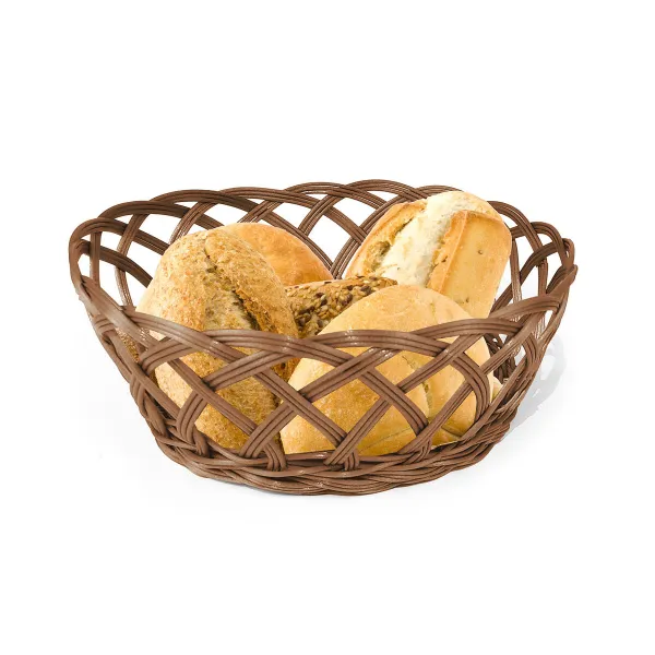 Leipäkori My Bar RATTAN polypropeeni Ovaali 26 x 20 x 8 cm (24 osaa)
