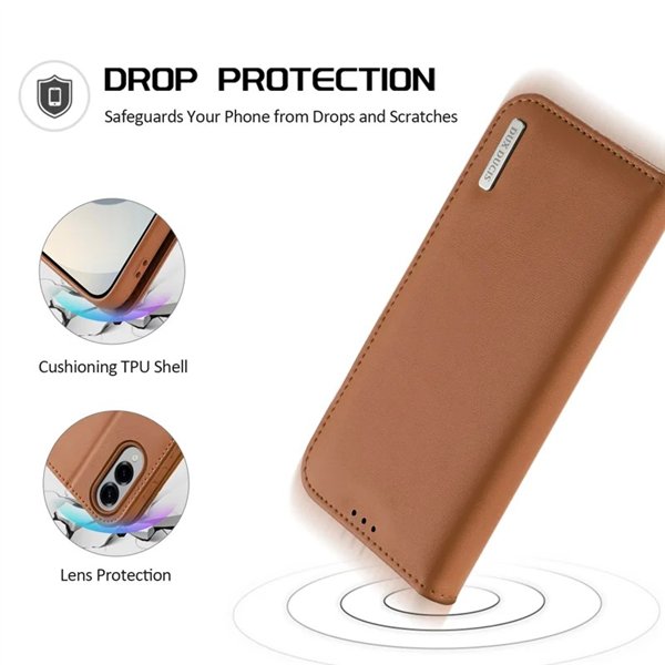 Case Dux Ducis Hivo for Samsung S937 S25 Edge brown