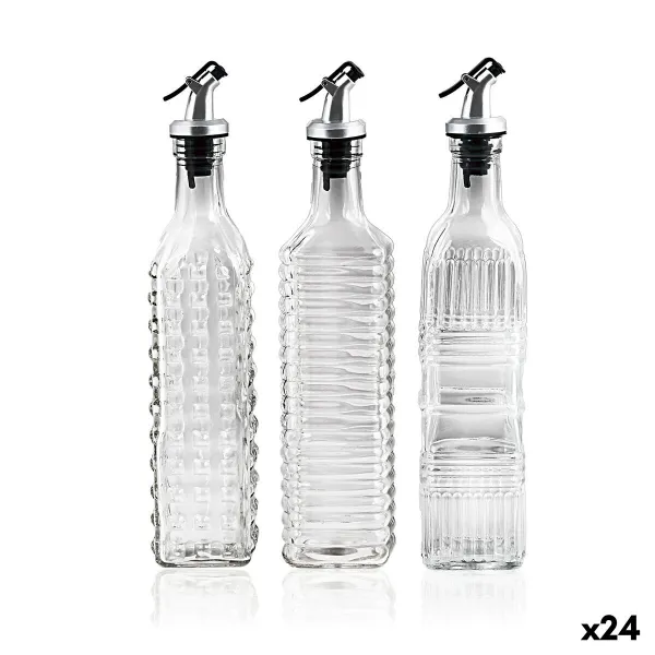 Indelis aliejui La Mediterránea Skaidrus Sidabras stiklas 500 ml (24 vnt.)