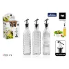 Indelis aliejui La Mediterránea Skaidrus Sidabras stiklas 500 ml (24 vnt.)