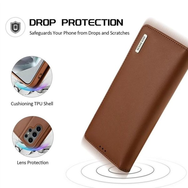 Case Dux Ducis Hivo for Samsung S938 S25 Ultra brown