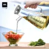 Indelis aliejui La Mediterránea Skaidrus Sidabras Silikoninis Plienas Borosilikatinis stiklas 900 ml (12 vnt.)