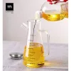 Indelis aliejui La Mediterránea Skaidrus Sidabras Silikoninis Plienas Borosilikatinis stiklas 900 ml (12 vnt.)