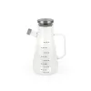 Indelis aliejui La Mediterránea Skaidrus Sidabras Silikoninis Plienas Borosilikatinis stiklas 900 ml (12 vnt.)