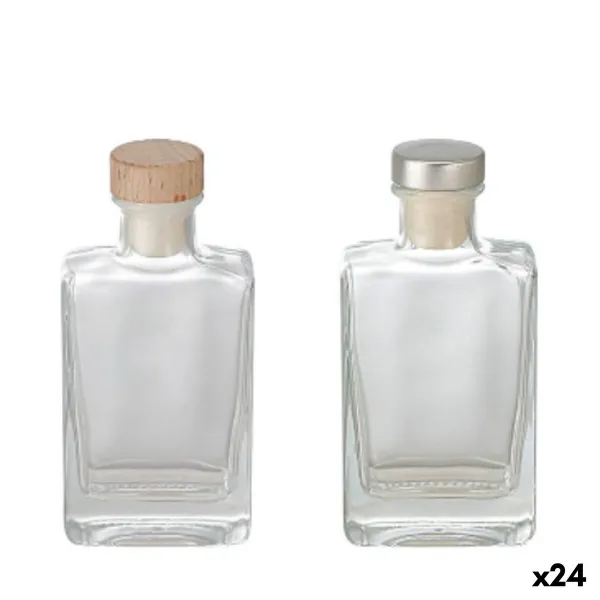 Стеклянная бутылка La Mediterránea Cтекло Прямоугольный 100 ml (24 штук)