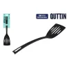 Cooking Spatula Quttin Black Nylon 30 x 7 x 3 cm (24 Units)