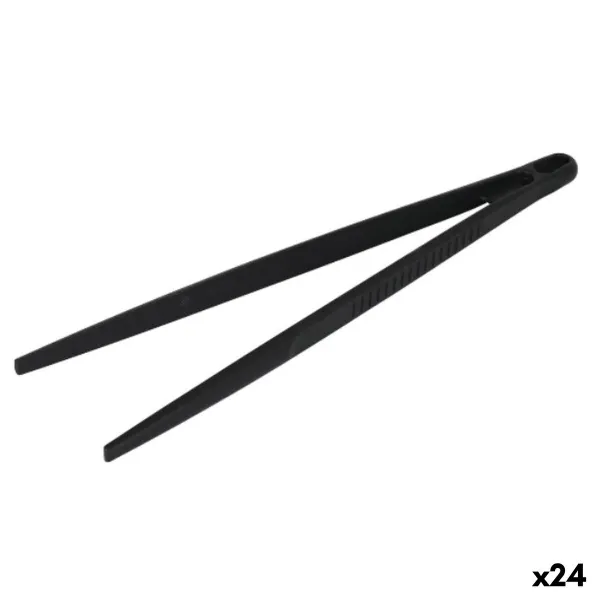 Kitchen Pegs Quttin Quttin 28 x 8 x 1,7 cm Black Nylon (24 Units)