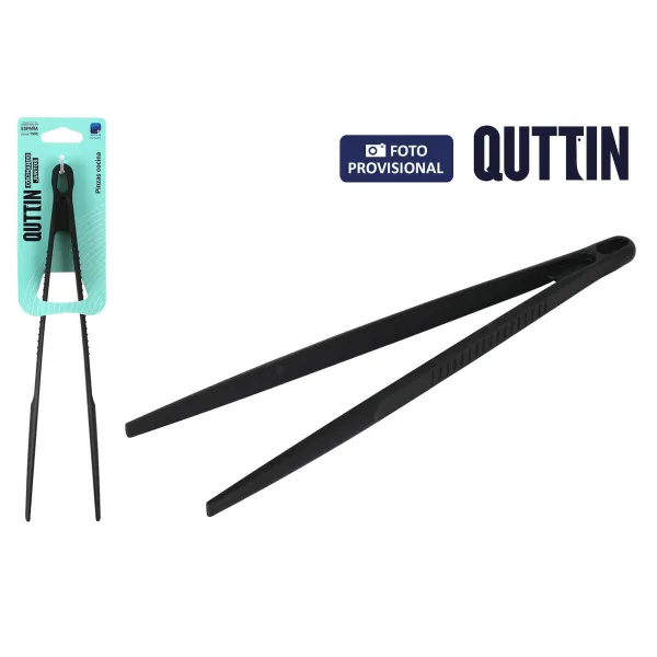 Kitchen Pegs Quttin Quttin 28 x 8 x 1,7 cm Black Nylon (24 Units)