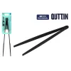 Kitchen Pegs Quttin Quttin 28 x 8 x 1,7 cm Black Nylon (24 Units)