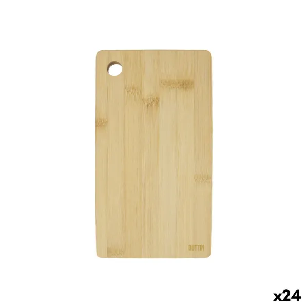Cutting board Quttin Brown 27 x 15 x 1,6 cm (24 Units)