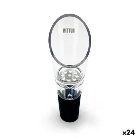 Šķidrumu Aizbāznis Quttin Melns Caurspīdīgs Plastmasa 9,3 X 3,2 CM (24 gb.)
