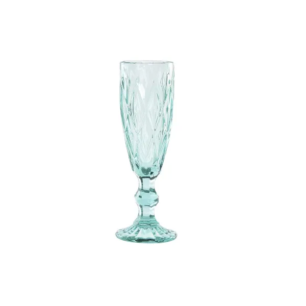 Стакан DKD Home Decor бирюзовый Стеклянный 150 ml