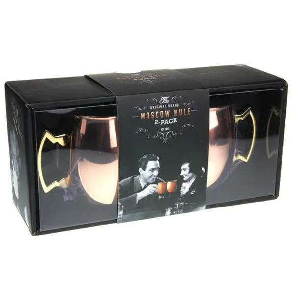 Набор из 2 кружек Mug Home ESPRIT Позолоченный 480 ml