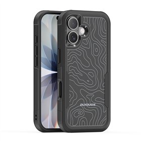 Dėklas Dux Ducis Shld Apple iPhone 17 juodas (Contour Pattern)
