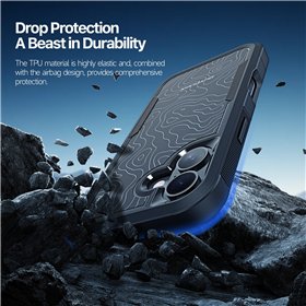 Case Dux Ducis Shld Apple iPhone 17 black (Rhythm Pattern)