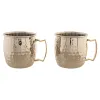 Набор из 2 кружек Mug Home ESPRIT Позолоченный Серебристый Loft 480 ml (2 штук)