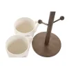Кружка Mug Home ESPRIT Белый Темно-коричневый С облегчением 350 ml