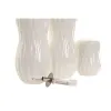 Aliejaus ir acto rinkinys Home ESPRIT Balta Bambukas Porcelianas 17 x 17 x 19 cm