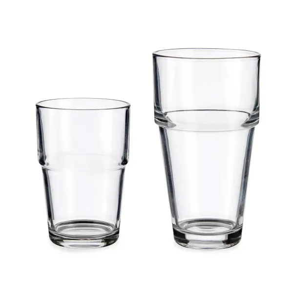 Набор стаканов Vivalto Прозрачный Cтекло 260 ml 370 ml (4 штук)