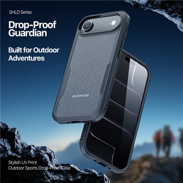 Case Dux Ducis Shld Apple iPhone Air black (Contour&nbsp;Pattern)