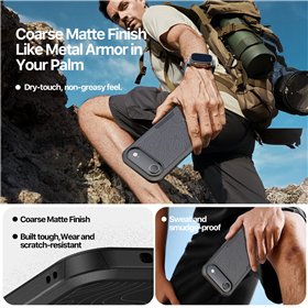 Case Dux Ducis Shld Apple iPhone Air black (Triangle Pattern)