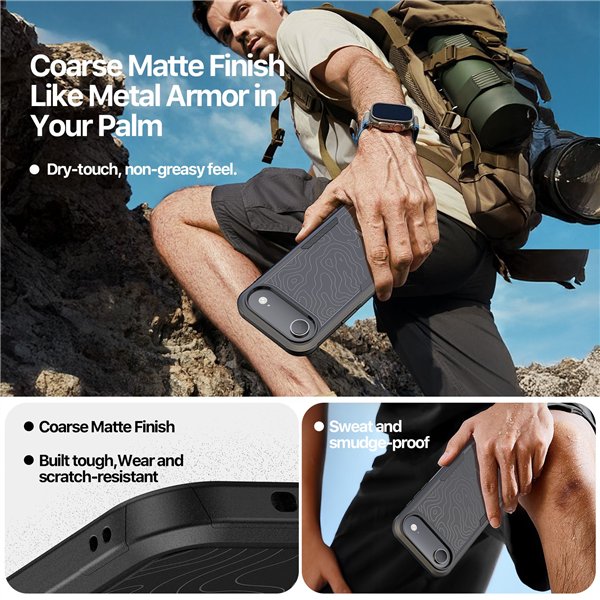 Case Dux Ducis Shld Apple iPhone Air black (Triangle&nbsp;Pattern)