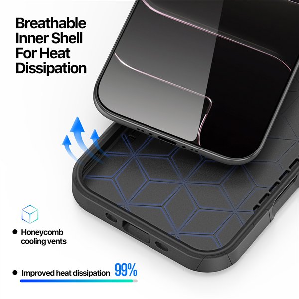 Case Dux Ducis Shld Apple iPhone Air black (Triangle&nbsp;Pattern)