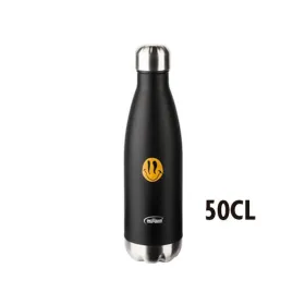 Термобутылка из нержавеющей стали Inoxibar Smiley 500 ml Чёрный
