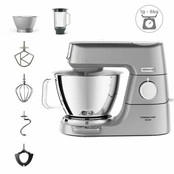 Virtuves Kombains Kenwood KVC85.124SI Sudrabains 1200 W