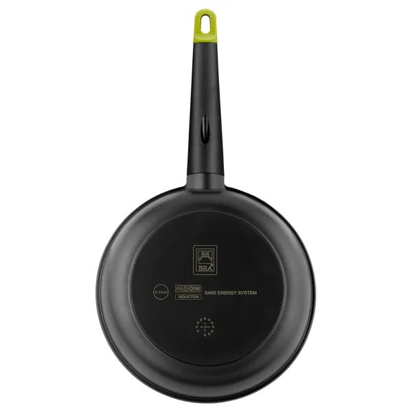 Pan BRA FOODIE     20CM Black Metal Aluminium Ø 20 cm