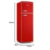 Combined Refrigerator Severin RKG8983     167 Red 246 l