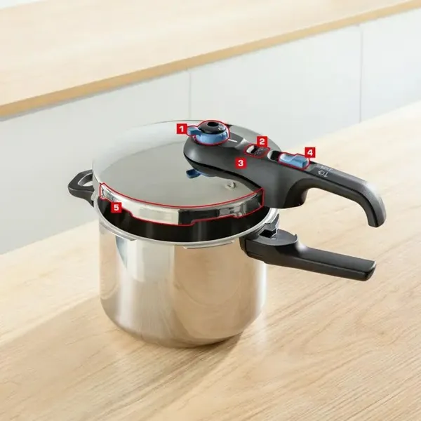 Ātrvāres katls Tefal TRENDY+      4L Metāls
