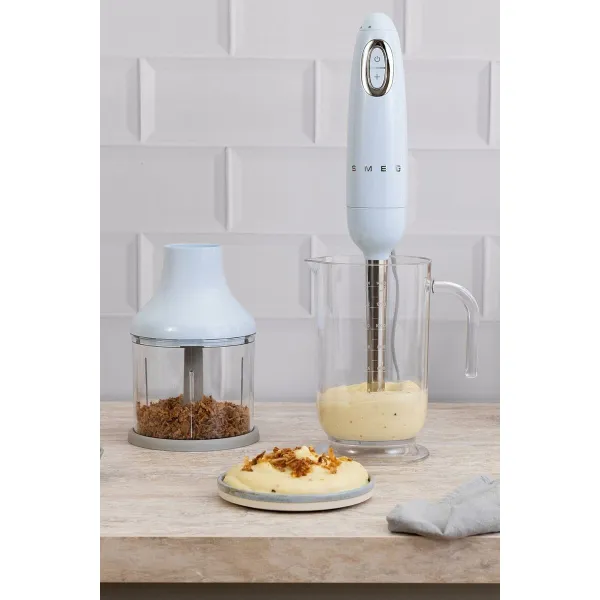 Multifunkcionāls Rokas Blenderis Ar Papildus Piederumiem Smeg HBF03PBEU Zils 700 W