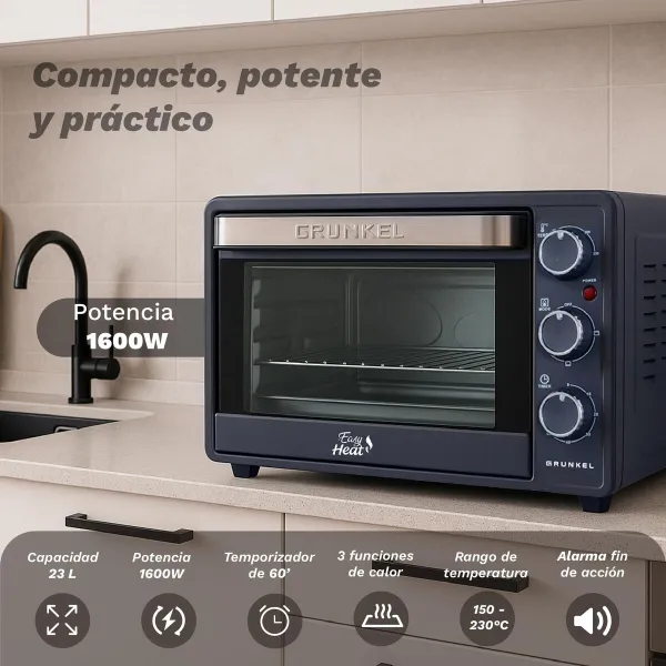 Mini Electric Oven Grunkel HR-23EASY 23 L