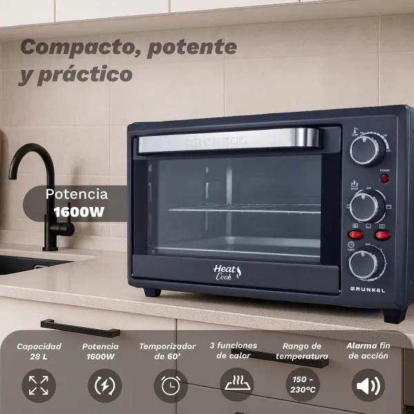 Konvekcinė krosnelė Grunkel HR-28COOK 28 L