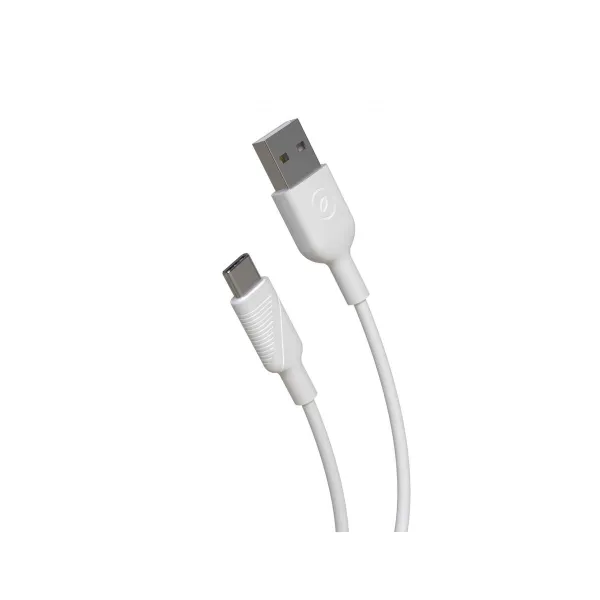 USB A to USB-C Cable Muvit White 1,2 m