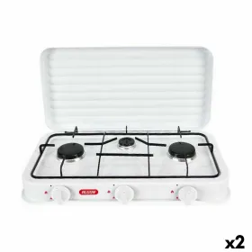 dujinė viryklė Algon Su dangteliu Balta 5400 W 55 x 7 x 32 cm (2 vnt.)