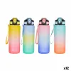 Water bottle Bewinner Multicolour 800 ml 7,5 x 23,5 cm (12 Units)