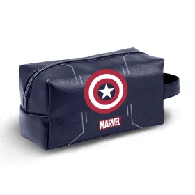 Matkapakkaus Capitán América Laivastonsininen PVC 13 x 27 x 13 cm