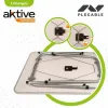 Stalas Aktive 80 x 60 cm Balta Sulankstomas Stovyklavimas
