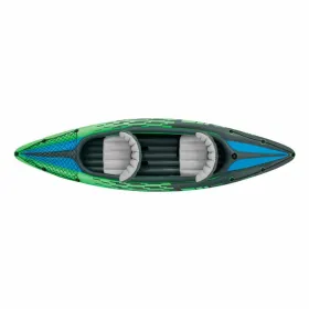 Inflatable Canoe Intex Water Lounge 351 x 76 x 38 cm Green 2 persons