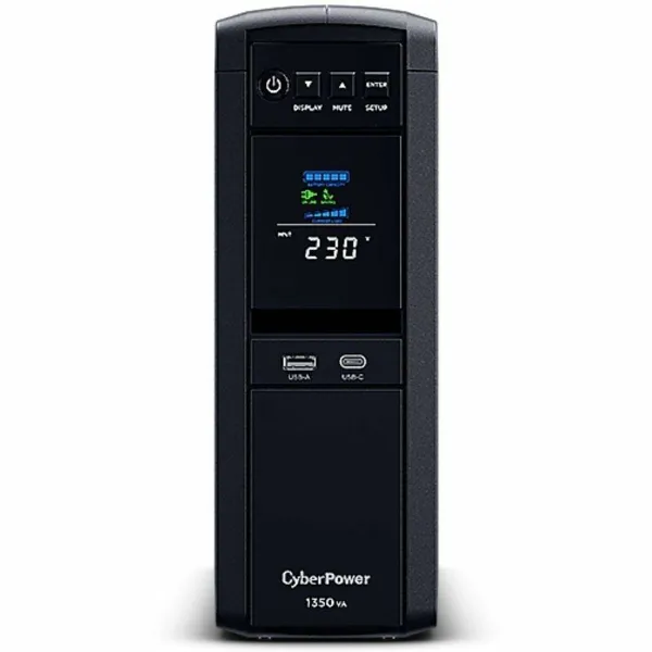 Katkestamatu Toiteallikas Interaktiivne süsteem UPS Cyberpower CP1350EPFCLCD