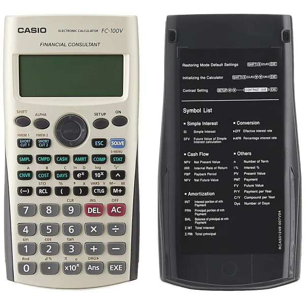 Financial Calculator Casio FC-100V