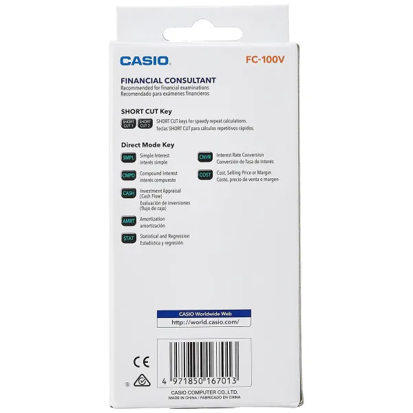 Financial Calculator Casio FC-100V