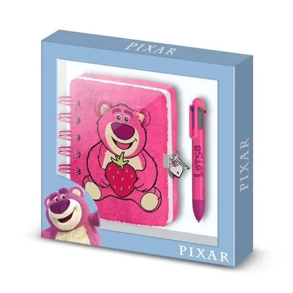 Spiral Notebook with Pen Pixar Pink 24 x 23 x 2,5 cm A5