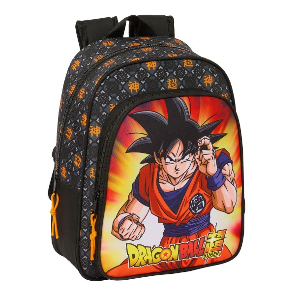 Mokyklinis krepšys Dragon Ball Juoda 27 x 33 x 10 cm