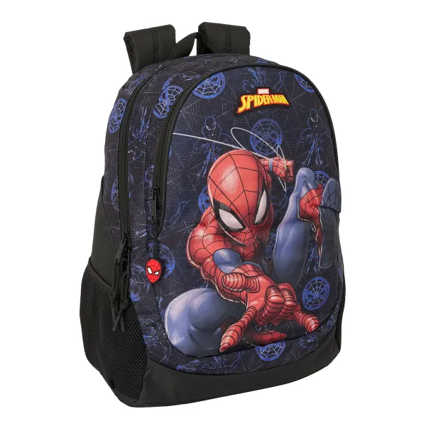 Mokyklinis krepšys Spider-Man Attack Juoda 32 x 44 x 16 cm